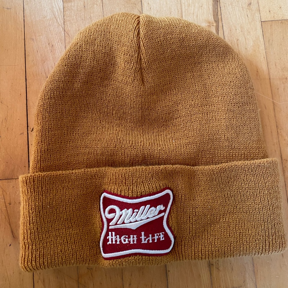 Miller High Life Brown Beanie Hat